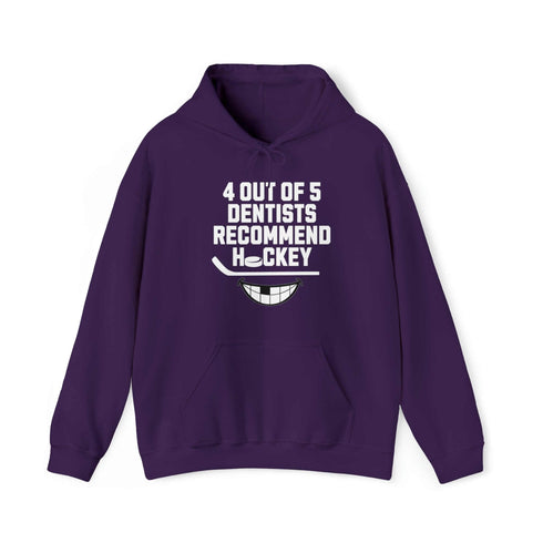 C & Win Sports 4 Out Of 5 Dentists Recommend Hockey Hoodie - C & Win Sports