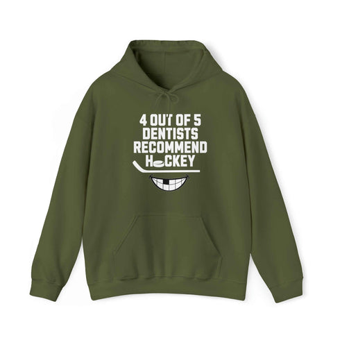 C & Win Sports 4 Out Of 5 Dentists Recommend Hockey Hoodie - C & Win Sports