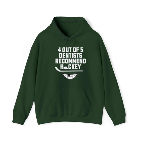 C & Win Sports 4 Out Of 5 Dentists Recommend Hockey Hoodie - C & Win Sports
