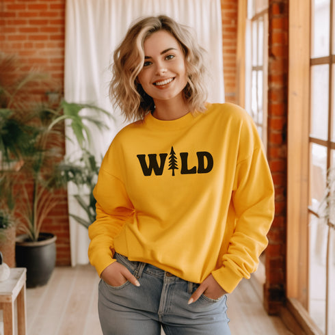 C & Win Sports Wild Sweatshirt S / Gold - C & Win Sports
