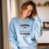 C & Win Sports Camping With My Gnomies Sweatshirt S / Light Blue - C & Win Sports