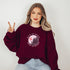 C & Win Sports Wild At Heart Free In Spirit Sweatshirt S / Maroon - C & Win Sports