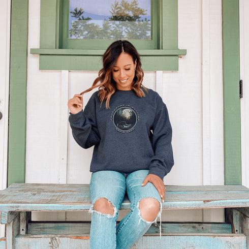C & Win Sports Adventure Is Calling Sweatshirt S / Dark Heather - C & Win Sports