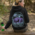 This hoodie features a wolf howling at the moon, rugged mountains, towering pines, and a breathtaking starry sky illuminated by dancing northern lights.