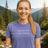 Funny Apparently I Like Hiking shirt for women who love outdoor adventures. Cute hiking graphic tee perfect for trails, travel, and nature lovers.