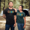 Introducing our vibrant and adventurous camping t-shirt! Featuring bold and colorful "Camp" letters adorned with charming camping icons cut out, this shirt is perfect for outdoor enthusiasts and nature lovers alike.