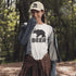 Introducing the ultimate camping fashion statement - the BEER t-shirt! Picture this: a bear with deer antlers, because why not mix things up in the wild? This shirt screams "I love nature... and a good brew!"