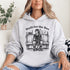 built for the box hockey hoodie with player sitting in penalty box vintage style design