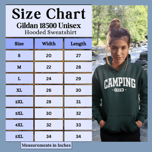 Camping Hoodie - Crew