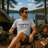 Camping Is My Happy Place T-Shirt | Lake Life Camping Tee