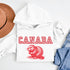 This cozy hoodie features the official mascot of Canadian chill vibes: a Canadian beaver, And smack-dab above the little guy? The iconic word "Canada," so there's no mistaking your loyalty to the land of snow, syrup, and hockey glory!