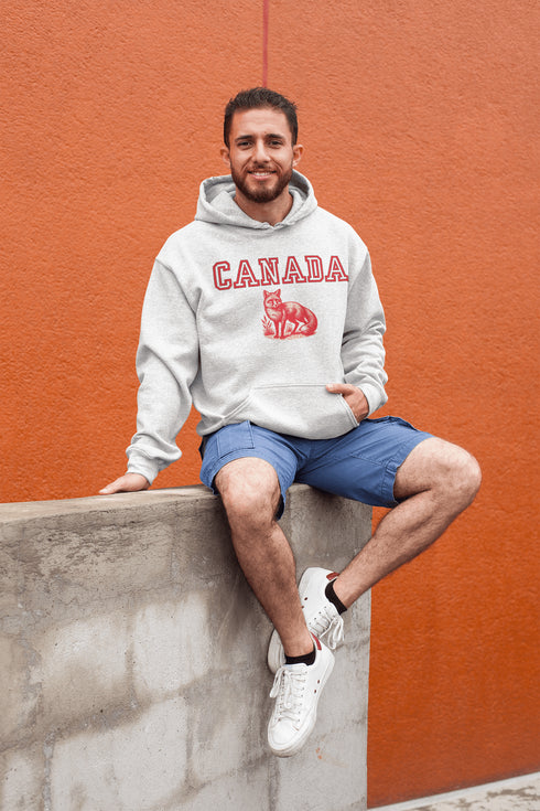 Stay sly, stylish, and downright Canadian with the Canada fox Hoodie! Featuring a clever fox, this hoodie is here to help you channel your inner trickster.
