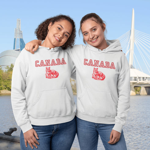 Stay sly, stylish, and downright Canadian with the Canada fox Hoodie! Featuring a clever fox, this hoodie is here to help you channel your inner trickster.