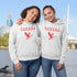 This hoodie celebrates the Canadian goose, wings spread wide, flying across Canada (and probably plotting its next lawn invasion).