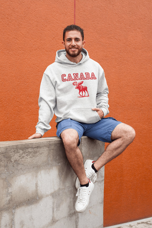 Featuring an iconic moose, this hoodie is as Canadian as hockey pucks, apologies, and maple syrup combined.