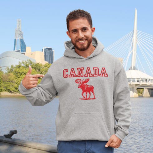 Featuring an iconic moose, this hoodie is as Canadian as hockey pucks, apologies, and maple syrup combined.