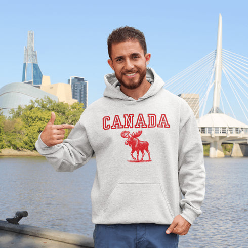 Featuring an iconic moose, this hoodie is as Canadian as hockey pucks, apologies, and maple syrup combined.
