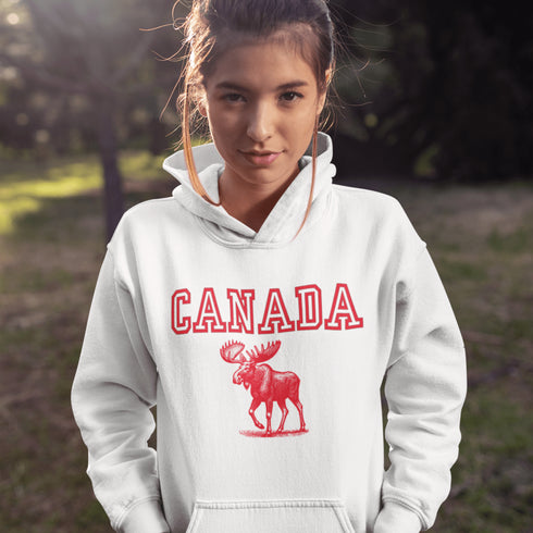 Featuring an iconic moose, this hoodie is as Canadian as hockey pucks, apologies, and maple syrup combined.