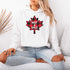Show off your Canadian pride with our "Not 4 Sale" hoodie, featuring a bold Canadian plaid maple leaf design.