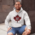 Featuring a red & black plaid maple leaf and the letters “AF” proudly displayed, this hoodie is for anyone who’s unapologetically Canadian… AF.