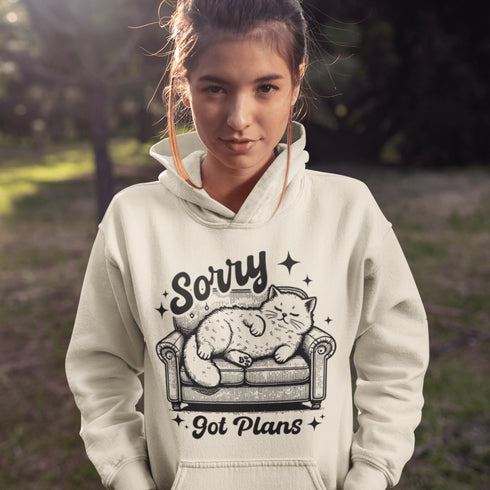 For those of us who’ve mastered the art of not doing much at all, this hoodie speaks your truth.