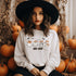 Featuring a posse of cartoon ghosts decked out in cowboy hats, boots, and even a few lasso tricks, this sweatshirt is perfect for haunting the Wild West in style.