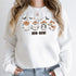 Featuring a posse of cartoon ghosts decked out in cowboy hats, boots, and even a few lasso tricks, this sweatshirt is perfect for haunting the Wild West in style.