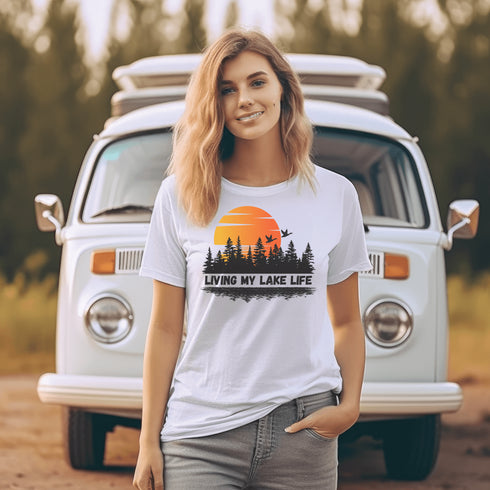 Introducing our exclusive collection of customizable lake-themed t-shirts, featuring breathtaking scenes from the iconic lakes of Manitoba and Ontario. Each shirt in this collection is a canvas for the serene beauty and tranquil waters that these provinces are renowned for.