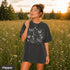 Dragonfly & Wildflower Nature T-Shirt – Vintage Botanical Graphic Tee for Nature Lovers