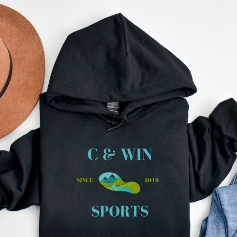 This hoodie features a unique graphic of a footprint set against a breathtaking mountain scene, symbolizing the spirit of exploration and conquering new heights.