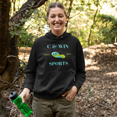 This hoodie features a unique graphic of a footprint set against a breathtaking mountain scene, symbolizing the spirit of exploration and conquering new heights.