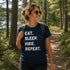 Eat Sleep Hike Repeat T-Shirt | Hiking & Adventure Tee
