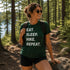 Eat Sleep Hike Repeat T-Shirt | Hiking & Adventure Tee