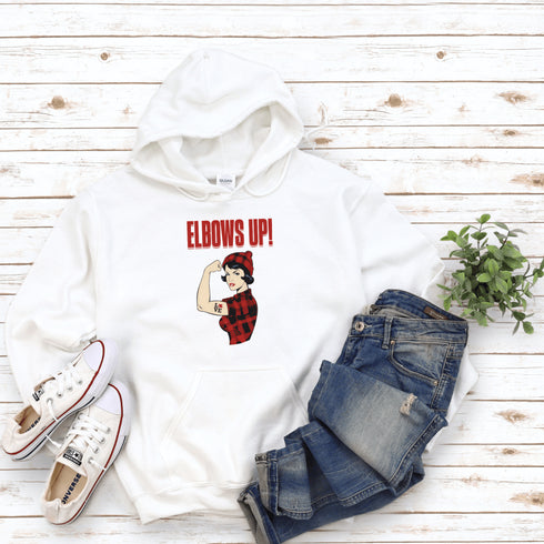 Elbows Up Canada Hoodie