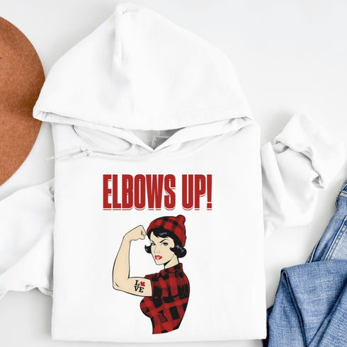 Elbows Up Canada Hoodie