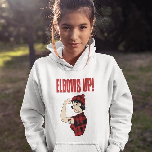Elbows Up Canada Hoodie