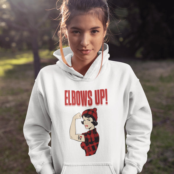 Elbows Up Canada Hoodie