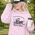 feels like a penalty box kind of day hockey hoodie with players crashing into boards vintage style design