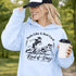 Woman wearing hoodie with funny soccer graphic and text feels like a red card kind of day