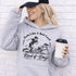 Woman wearing hoodie with funny soccer graphic and text feels like a red card kind of day