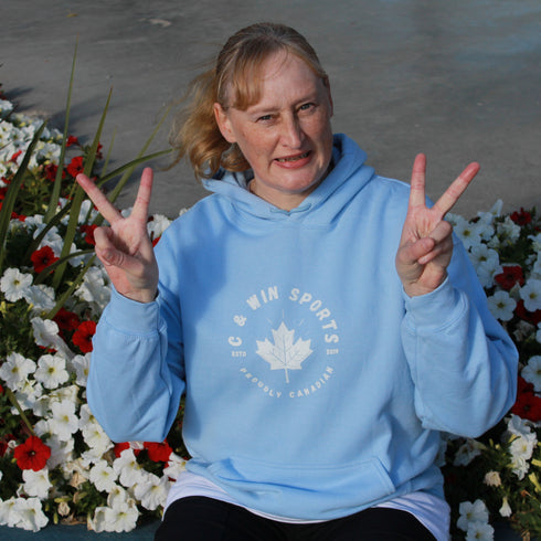 Proudly Canadian Maple Leaf Hoodie