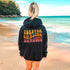 Introducing our stylish "Forever Chasing Sunsets" beach hoodie, the perfect companion for your seaside adventures!