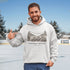 Celebrate outdoor rink memories with our Frozen Fingers Full Hearts Hoodie. Cozy hockey sweatshirt for rink moms, dads & players.