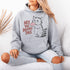 This hoodie is for the sharp-witted and sarcastically inclined. Featuring a cat that’s equal parts adorable and unsettling, it’s holding a brain in its paws.