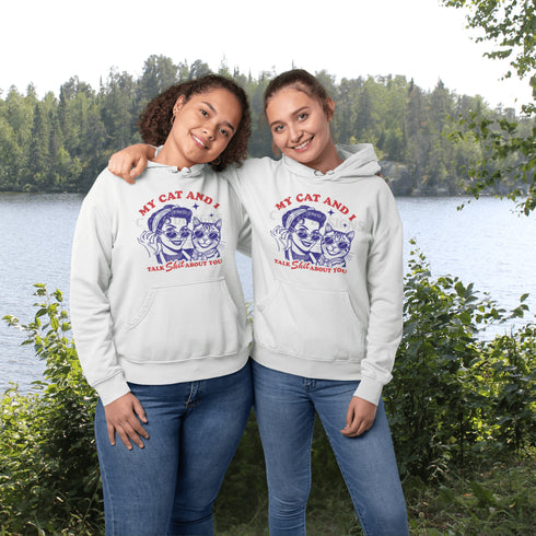 Ever wanted to keep it classy and sassy? Meet the Purr-fectly Petty Hoodie, where vintage vibes meet modern snark!