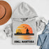 Featuring a sunset backdrop over the charming town of Gimli, Manitoba, with the iconic Viking statue front and center, this hoodie is your stylish ticket to Viking vibes without having to set sail.