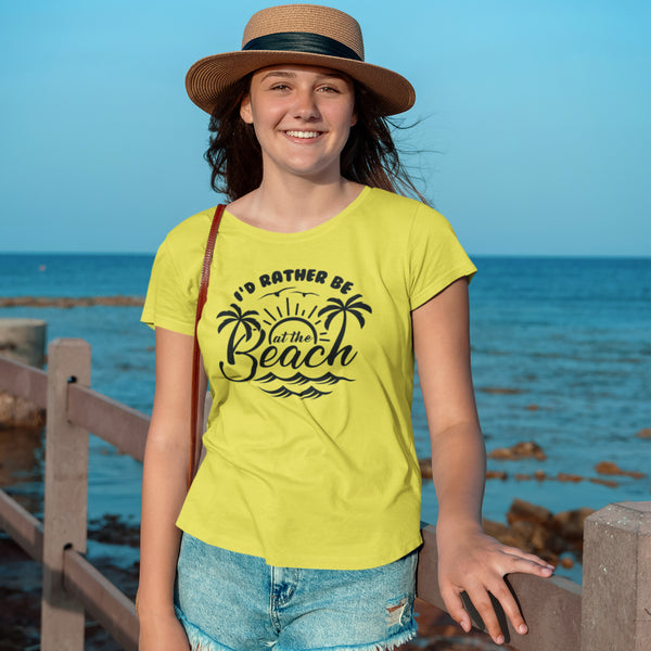 I'D Rather Be At The Beach T-Shirt