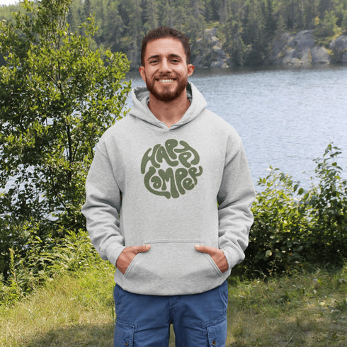 Introducing our Happy Camper Retro Letter Graphic hoodie, the perfect addition to your camping wardrobe! Made for outdoor enthusiasts and nature lovers alike, this sweater combines style and comfort for your next camping adventure.