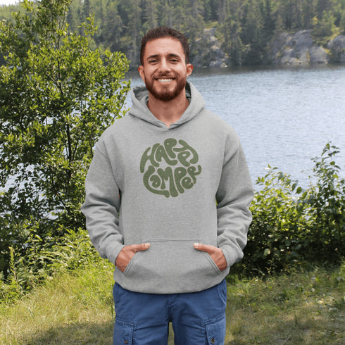 Introducing our Happy Camper Retro Letter Graphic hoodie, the perfect addition to your camping wardrobe! Made for outdoor enthusiasts and nature lovers alike, this sweater combines style and comfort for your next camping adventure.