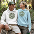 Introducing our Happy Camper Retro Letter Graphic hoodie, the perfect addition to your camping wardrobe! Made for outdoor enthusiasts and nature lovers alike, this sweater combines style and comfort for your next camping adventure.